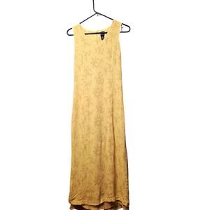 Vintage y2k Gap crinkle floral maxi dress size 6